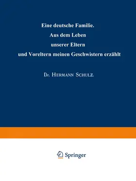Schulz |  Eine deutsche Familie | Buch |  Sack Fachmedien