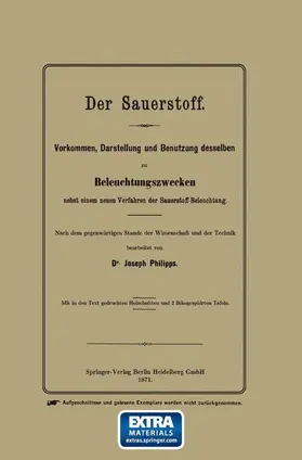 Phillips |  Der Sauerstoff | Buch |  Sack Fachmedien