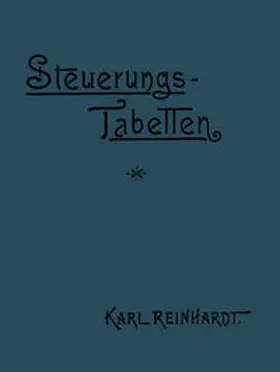 Reinhardt |  Steuerungstabellen für Dampfmaschinen | eBook | Sack Fachmedien