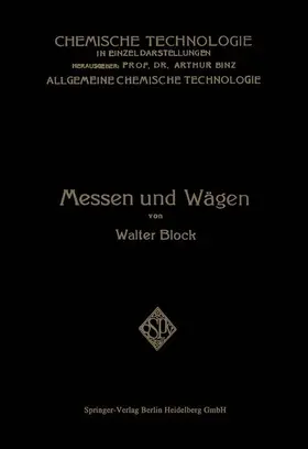 Block |  Messen und Wägen | Buch |  Sack Fachmedien
