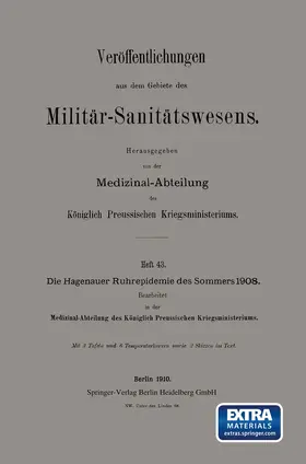 Loparo |  Die Hagenauer Ruhrepidemie des Sommers 1908 | Buch |  Sack Fachmedien