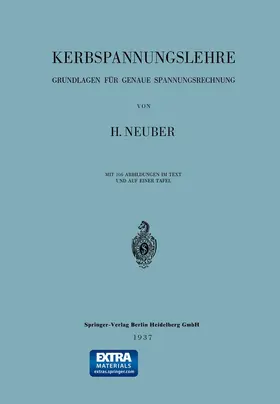 Neuber |  Kerbspannungslehre | Buch |  Sack Fachmedien
