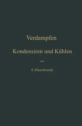 Hausbrand |  Verdampfen, Kondensieren und Kühlen | eBook | Sack Fachmedien