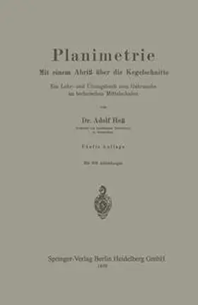 Hess | Planimetrie | E-Book | www2.sack.de