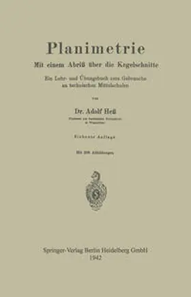 Hess | Planimetrie | E-Book | www2.sack.de