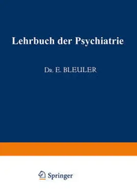 Bleuler |  Lehrbuch der Psychiatrie | eBook | Sack Fachmedien