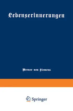 Siemens | Lebenserinnerungen | E-Book | www2.sack.de