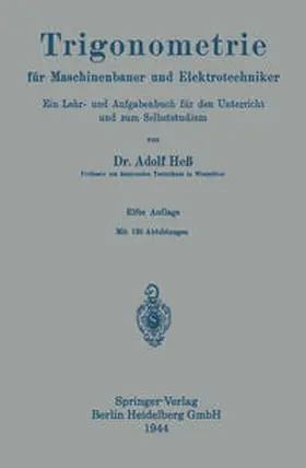Hess |  Trigonometrie für Maschinenbauer und Elektrotechniker | eBook | Sack Fachmedien