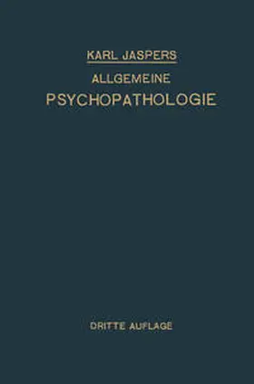 Jaspers | Allgemeine Psychopathologie | E-Book | sack.de