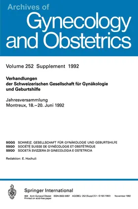 Loparo |  Verhandlungen der Schweizerischen Gesellschaft für Gynäkologie und Geburtshilfe | Buch |  Sack Fachmedien