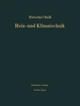 Rietschel / Raiss / Protz |  Verfahren und Unterlagen zur Berechnung | Buch |  Sack Fachmedien