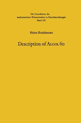 Bauer / Rutishauser |  Handbook for Automatic Computation | Buch |  Sack Fachmedien