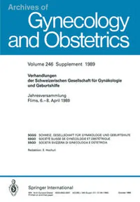 Schneider / Kind / Senn |  Verhandlungen der Schweizerischen Gesellschaft für Gynäkologie und Geburtshilfe | eBook | Sack Fachmedien