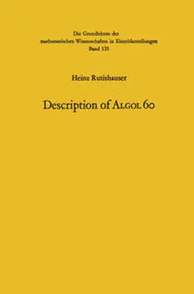 Rutishauser / Bauer |  Handbook for Automatic Computation | eBook | Sack Fachmedien