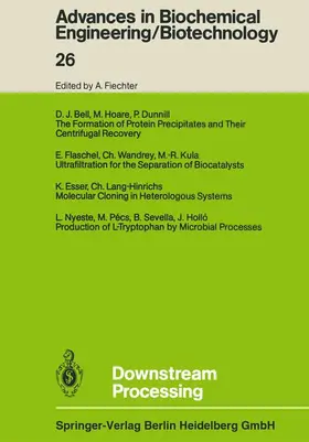 Bell / Pécs / Dunnill |  Downstream Processing | Buch |  Sack Fachmedien