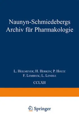 Habermann / Herken / Holtz |  Naunyn Schmiedebergs Archiv für Pharmakologie | eBook | Sack Fachmedien