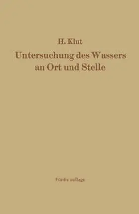 Klut |  Untersuchung des Wassers an Ort und Stelle | eBook | Sack Fachmedien
