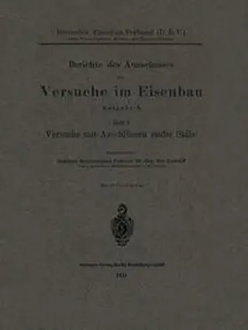 Rudelhoff |  Berichte des Ausschusses für Versuche im Eisenbau | eBook | Sack Fachmedien
