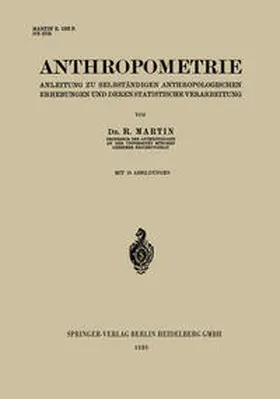 Martin |  Anthropometrie | eBook | Sack Fachmedien