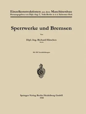 Hänchen |  Sperrwerke und Bremsen | Buch |  Sack Fachmedien
