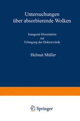 Müller |  Untersuchungen über absorbierende Wolken | eBook | Sack Fachmedien