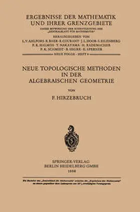 Hirzebruch |  Neue Topologische Methoden in der Algebraischen Geometrie | eBook | Sack Fachmedien
