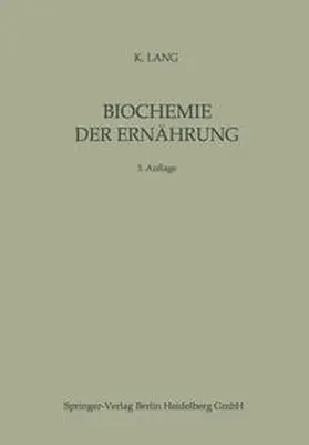 Lang |  Biochemie der Ernährung | eBook | Sack Fachmedien