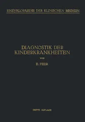 Feer |  Diagnostik der Kinderkrankheiten | eBook | Sack Fachmedien