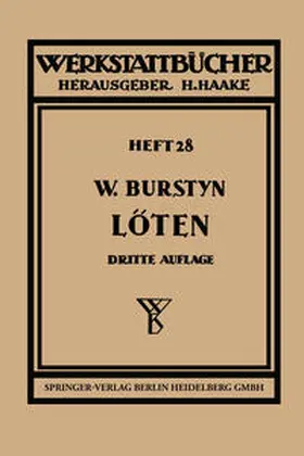 Burstyn |  Das Löten | eBook | Sack Fachmedien