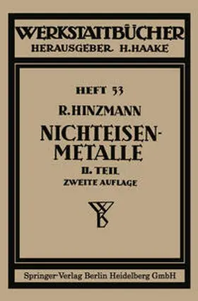 Hinzmann |  Nichteisenmetalle | eBook | Sack Fachmedien