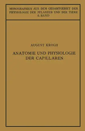 Krogh / Ebbecke |  Anatomie und Physiologie der Capillaren | eBook | Sack Fachmedien