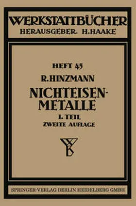 Hinzmann |  Nichteisenmetalle | eBook | Sack Fachmedien