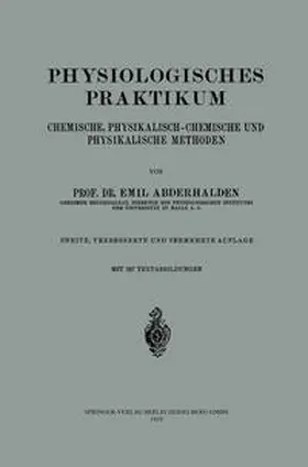 Abderhalden | Physiologisches Praktikum | E-Book | www2.sack.de