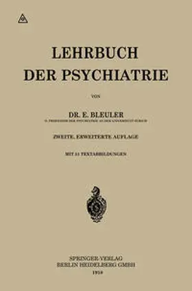 Bleuler |  Lehrbuch der Psychiatrie | eBook | Sack Fachmedien