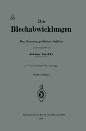 Jaschke |  Die Blechabwicklungen | eBook | Sack Fachmedien