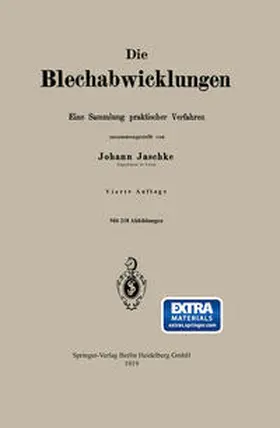 Jaschke |  Die Blechabwicklungen | eBook | Sack Fachmedien