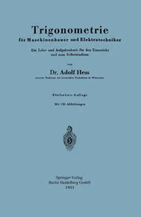 Hess |  Trigonometrie für Maschinenbauer und Elektrotechniker | eBook | Sack Fachmedien