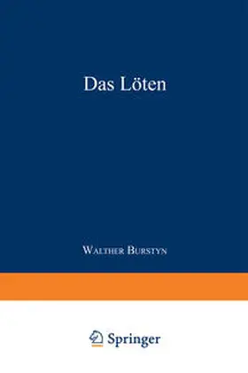 Burstyn |  Das Löten | eBook | Sack Fachmedien
