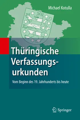 Kotulla | Thüringische Verfassungsurkunden | E-Book | sack.de