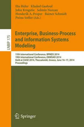 Bider / Gaaloul / Krogstie | Enterprise, Business-Process and Information Systems Modeling | E-Book | sack.de