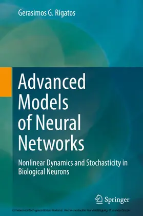Rigatos | Advanced Models of Neural Networks | E-Book | sack.de