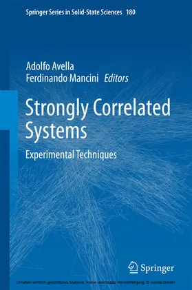 Avella / Mancini | Strongly Correlated Systems | E-Book | sack.de