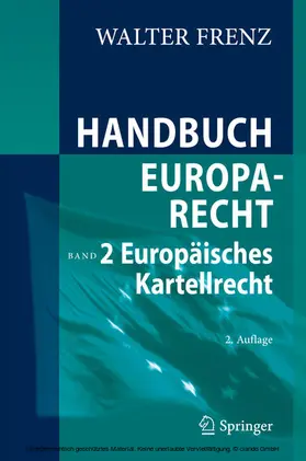 Frenz |  Handbuch Europarecht | eBook | Sack Fachmedien