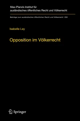 Ley |  Opposition im Völkerrecht | eBook | Sack Fachmedien