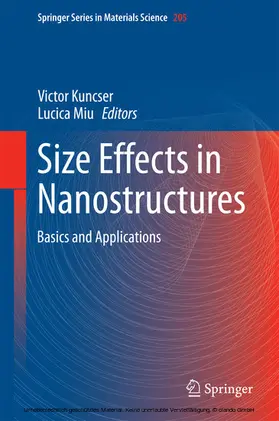 Kuncser / Miu | Size Effects in Nanostructures | E-Book | sack.de