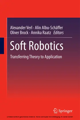 Verl / Albu-Schäffer / Brock | Soft Robotics | E-Book | sack.de