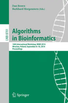 Brown / Morgenstern | Algorithms in Bioinformatics | E-Book | sack.de