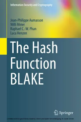 Aumasson / Meier / Phan |  The Hash Function BLAKE | eBook | Sack Fachmedien