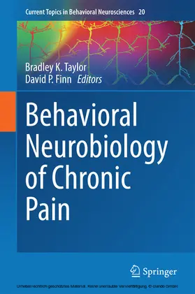 Taylor / Finn |  Behavioral Neurobiology of Chronic Pain | eBook | Sack Fachmedien
