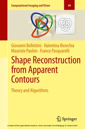 Bellettini / Beorchia / Paolini | Shape Reconstruction from Apparent Contours | E-Book | sack.de